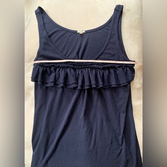 Women's J.Crew Ruffle Tank Top - Picture 5 of 7
